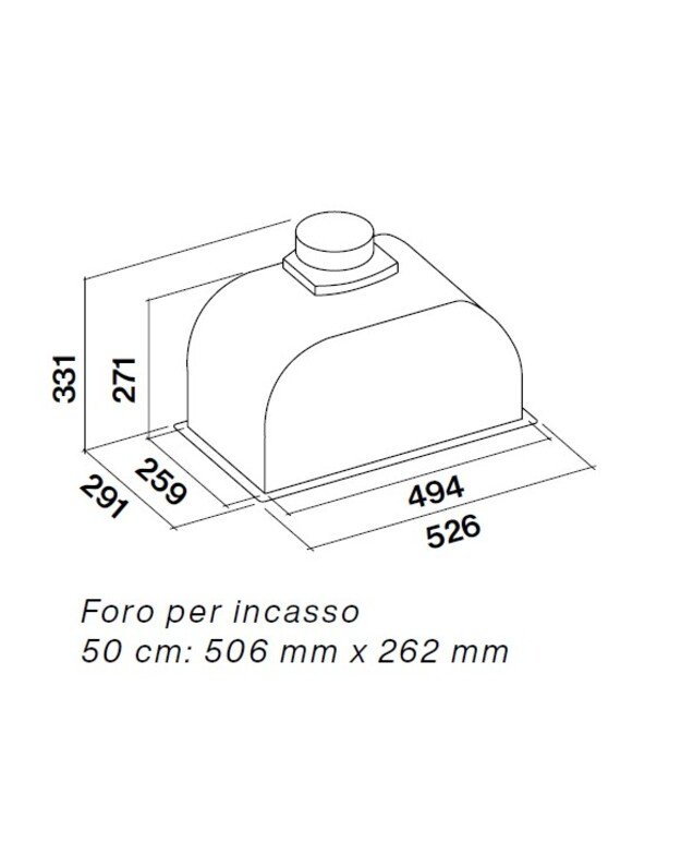 Gartraukis Falmec Gruppo Incasso Plus Black