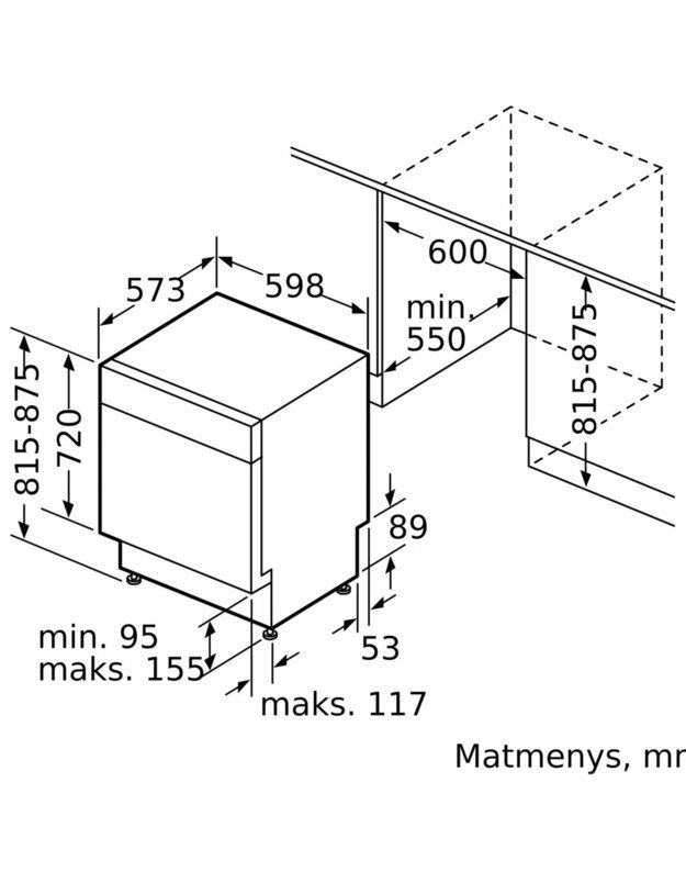 Indaplovė Bosch SMU4HMI00S