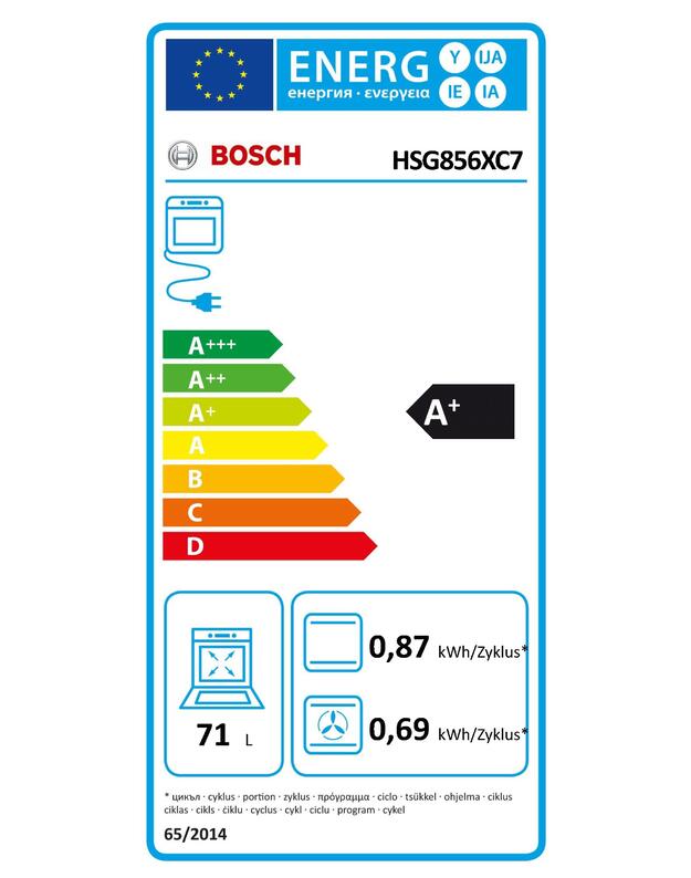 Orkaitės Bosch HSG856XC7