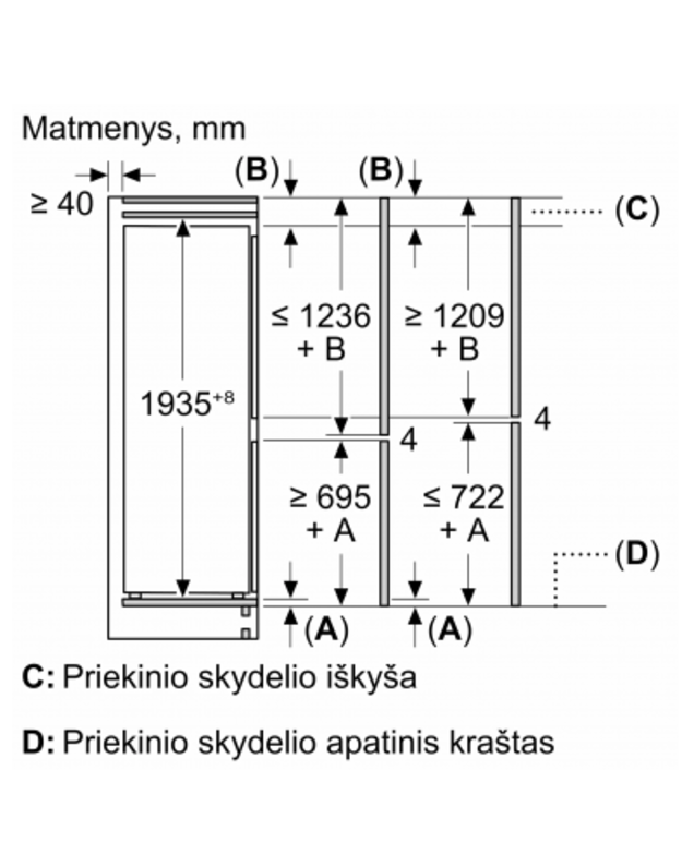 Šaldytuvai Siemens KI96NVFD0