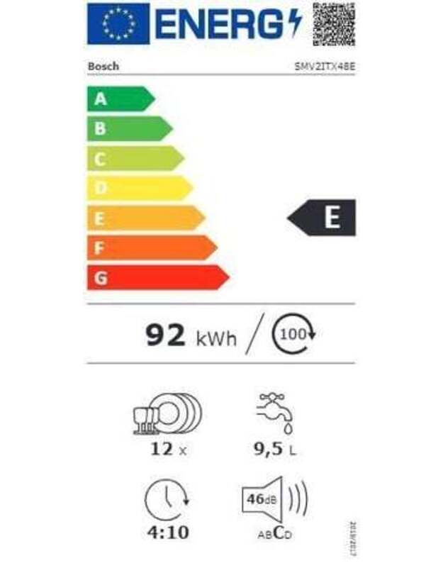 Indaplovė Bosch SMV2ITX48E